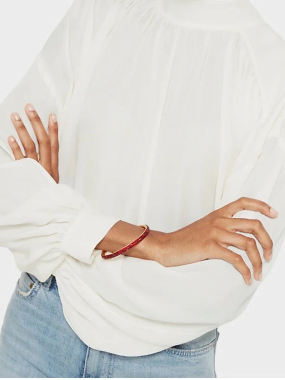 Kate Spade Razzle Dazzle Bangle Bracelet in Red & Gold - NWOT